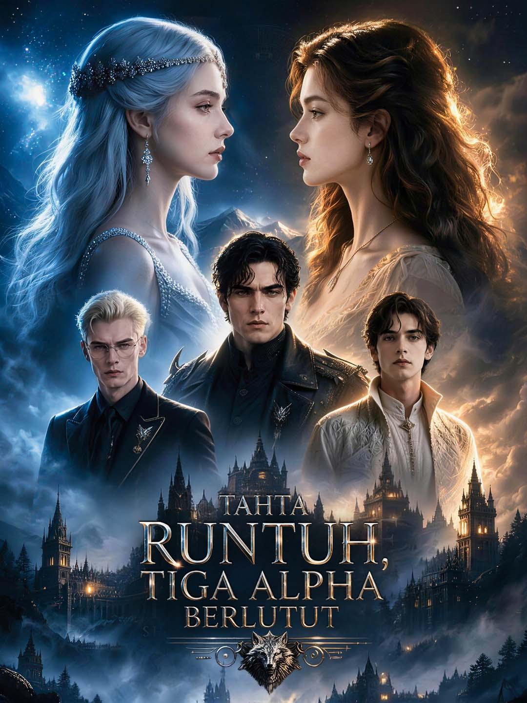 Poster Tahta Runtuh, Tiga Alpha Berlutut