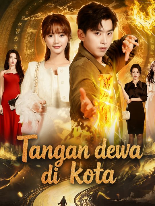 Poster Tangan dewa di kota