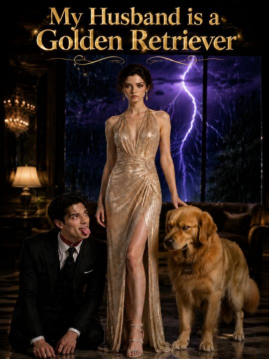 Poster My Husband is a Golden Retriever