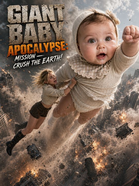 Poster Giant Baby Apocalypse: Mission — Crush the Earth!