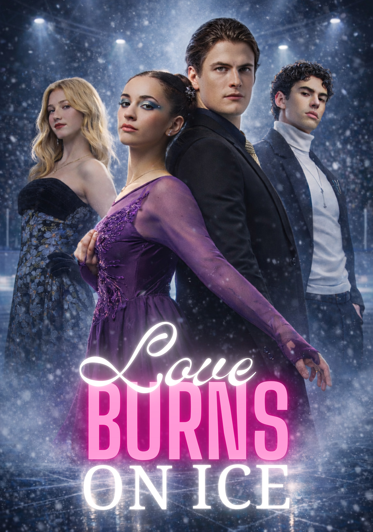 Poster Love Burns On Ice