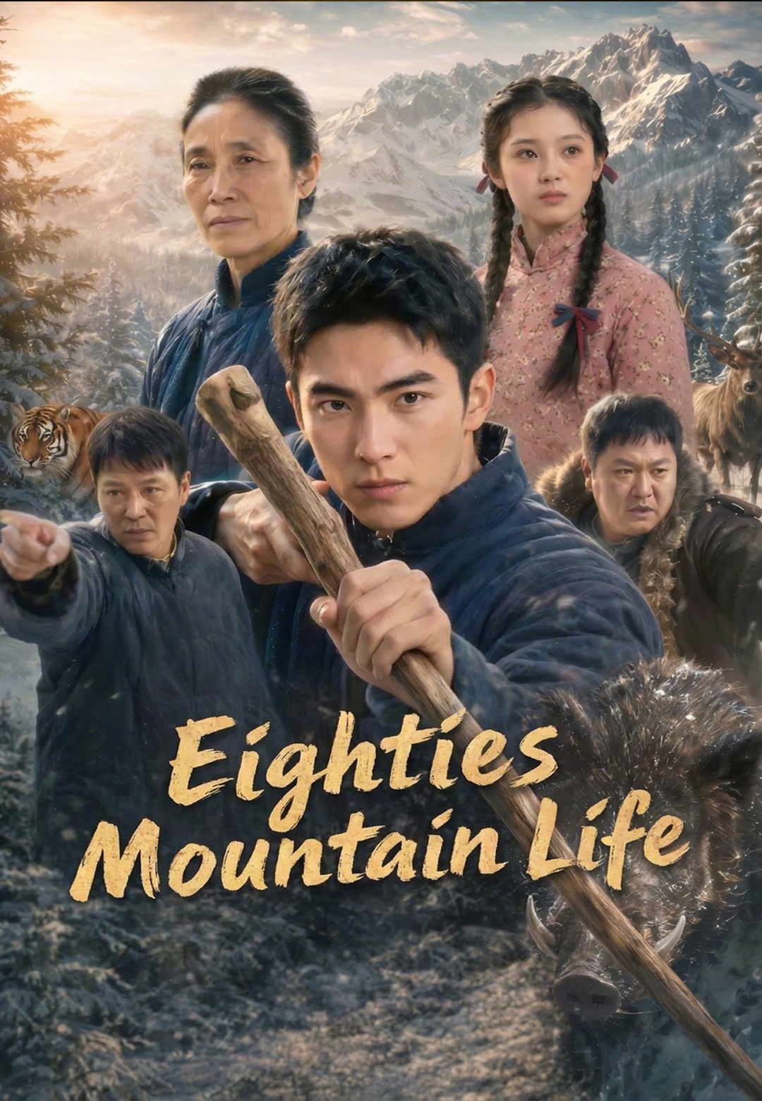 Poster Eighties Mountain Life