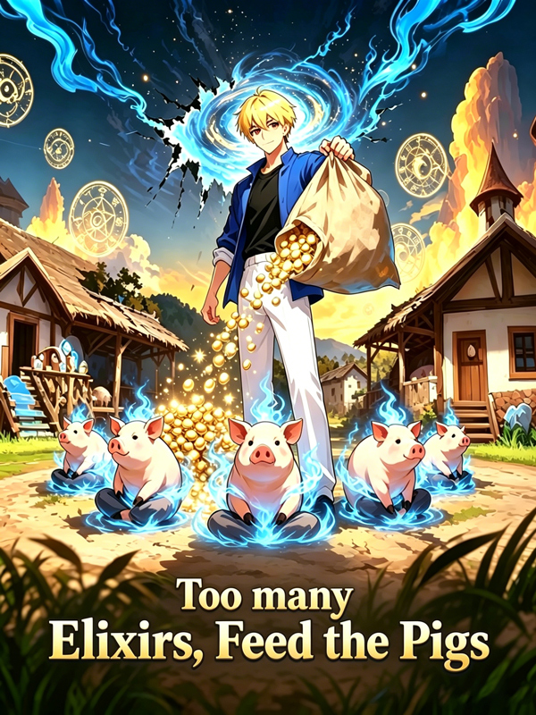 Poster Too many Elixirs, Feed the Pigs