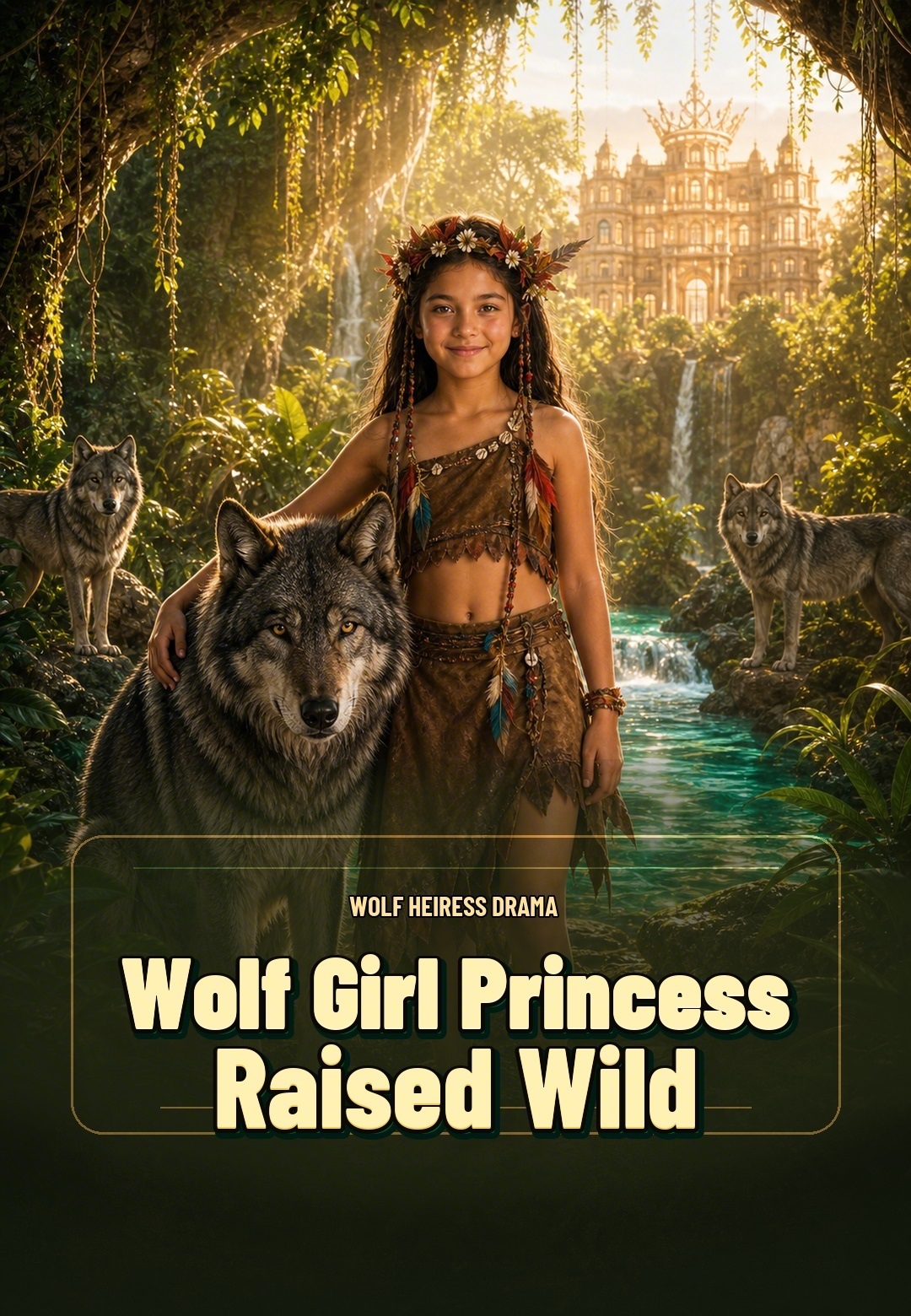 Poster Wolf Girl Princess Raised Wild