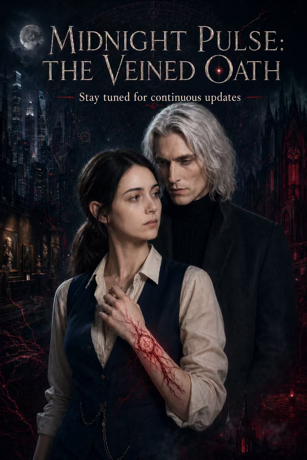 Poster Midnight Pulse: The Veined Oath