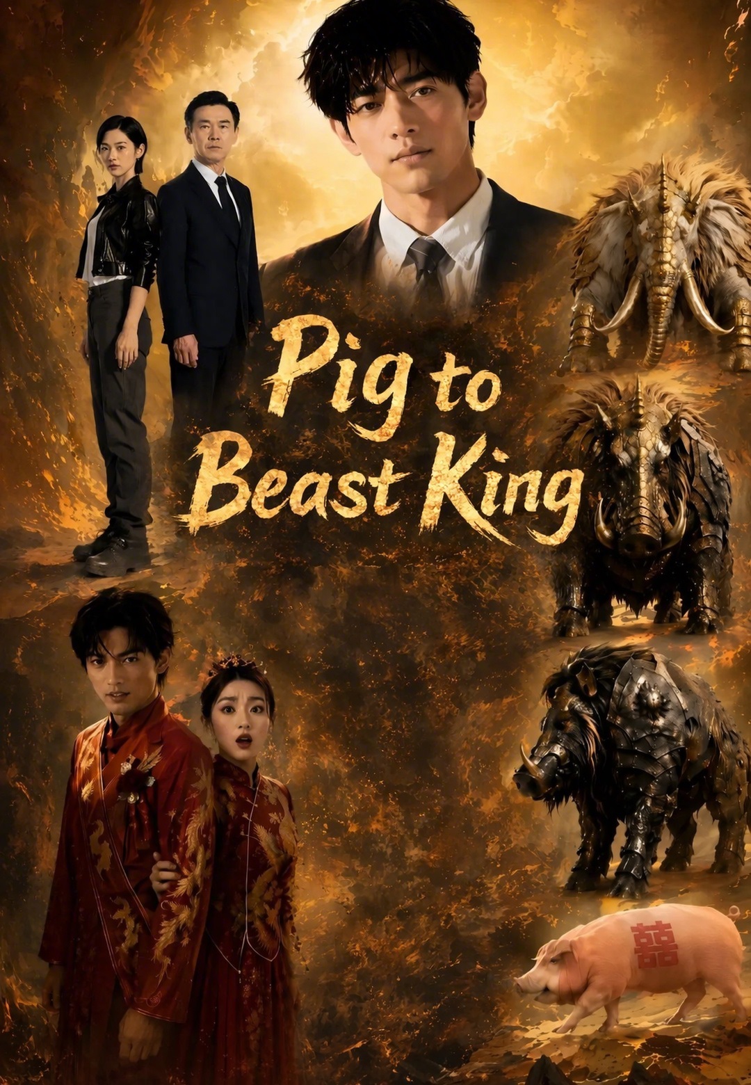 Poster Pig to Beast King