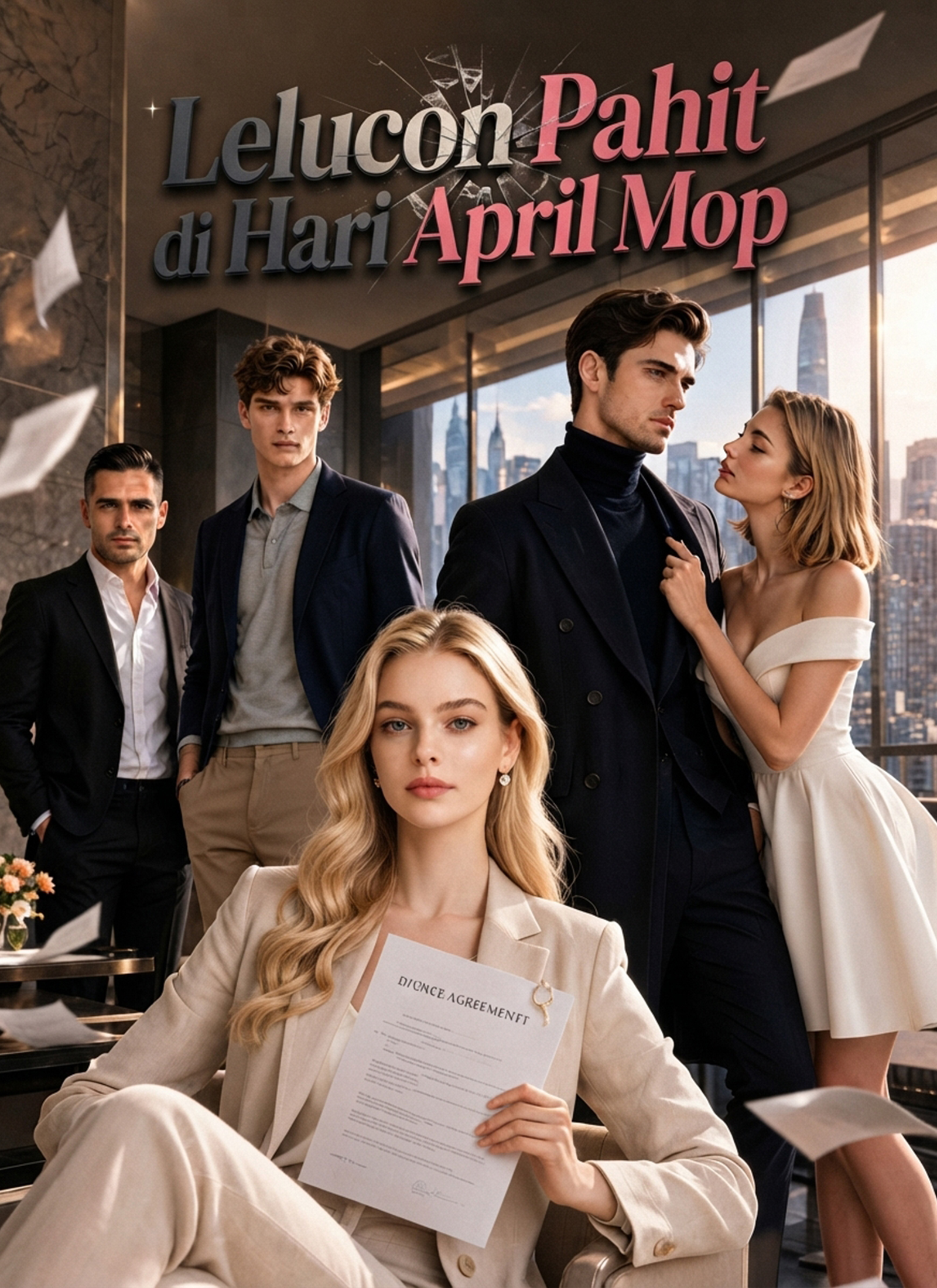 Poster Lelucon Pahit di Hari April Mop