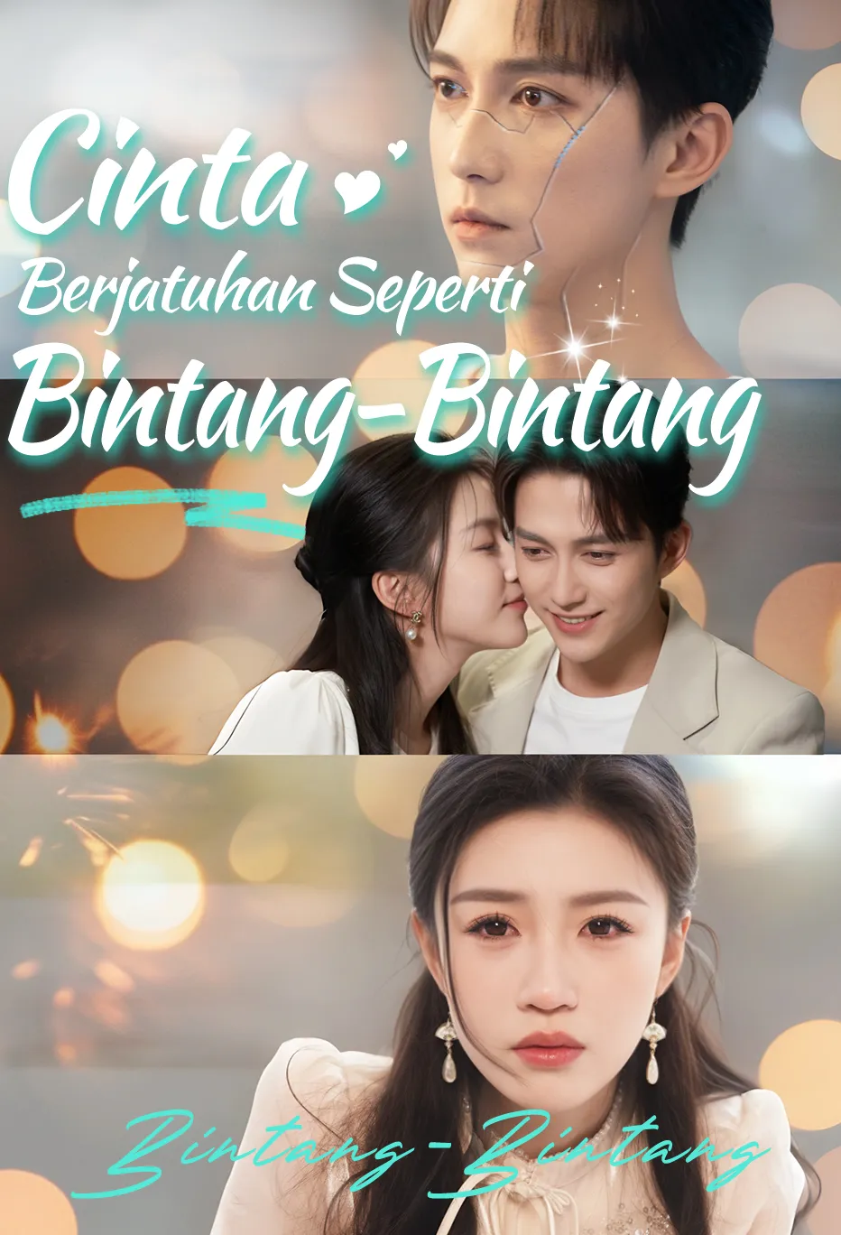 Poster Cinta Berjatuhan Seperti Bintang-Bintang